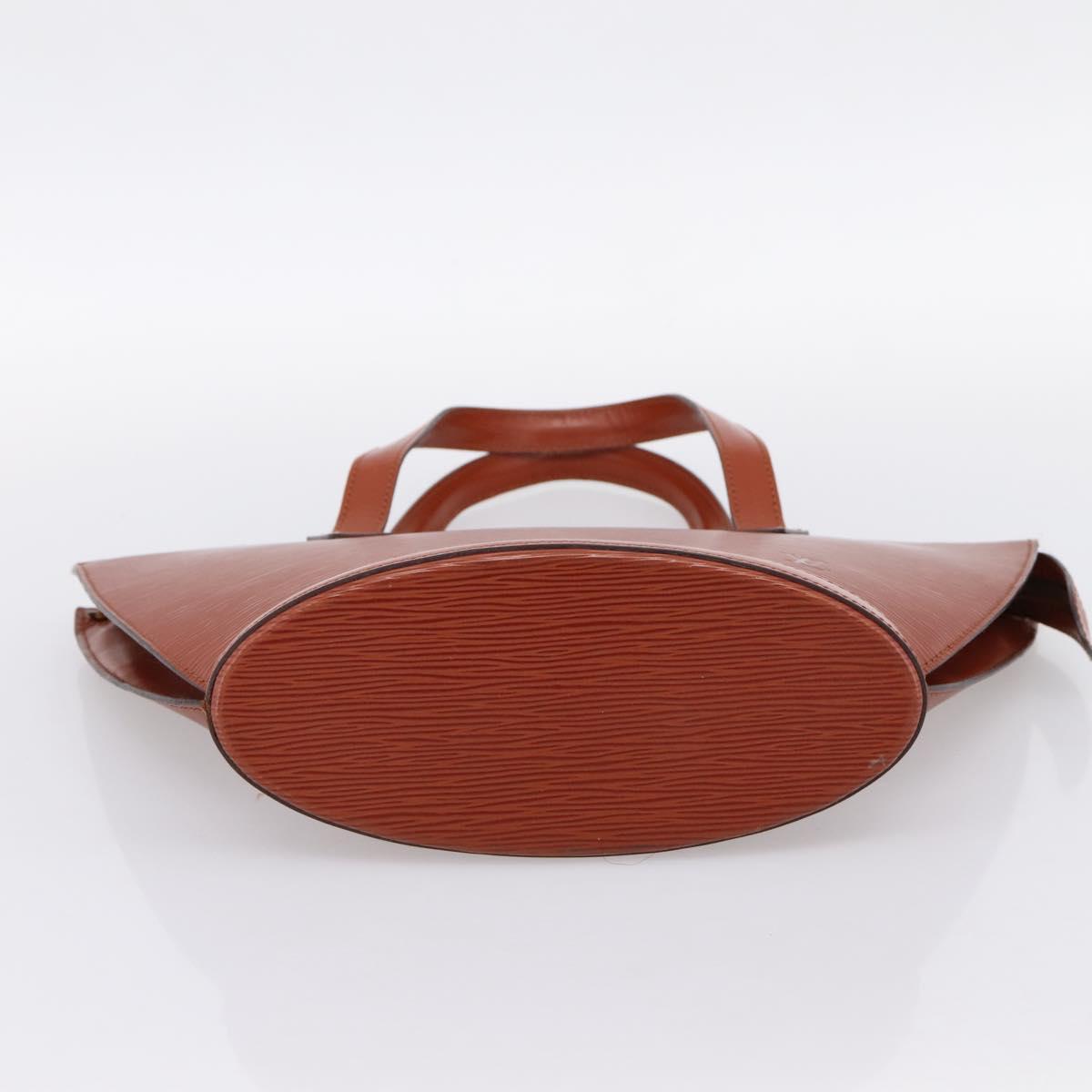LOUIS VUITTON Epi Saint Jacques Shopping Bag Brown M52263 LV Auth 199450