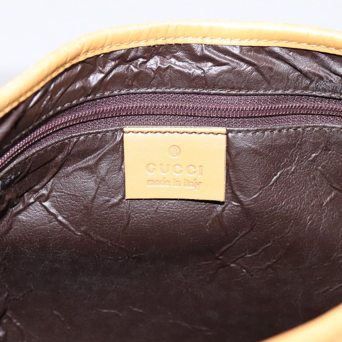 GUCCI GG Canvas Jackie Sherry Line Shoulder Bag Beige Gold 001 4075 Auth 199451