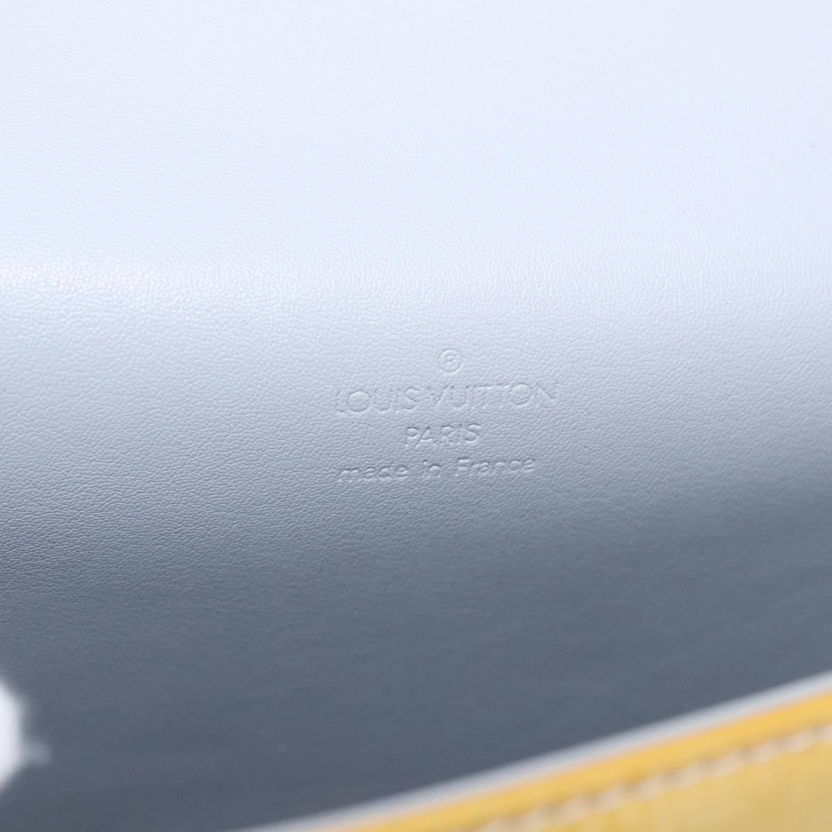 LOUIS VUITTON Monogram Vernis Spring Street Hand Bag Gris M91029 LV Auth 199465