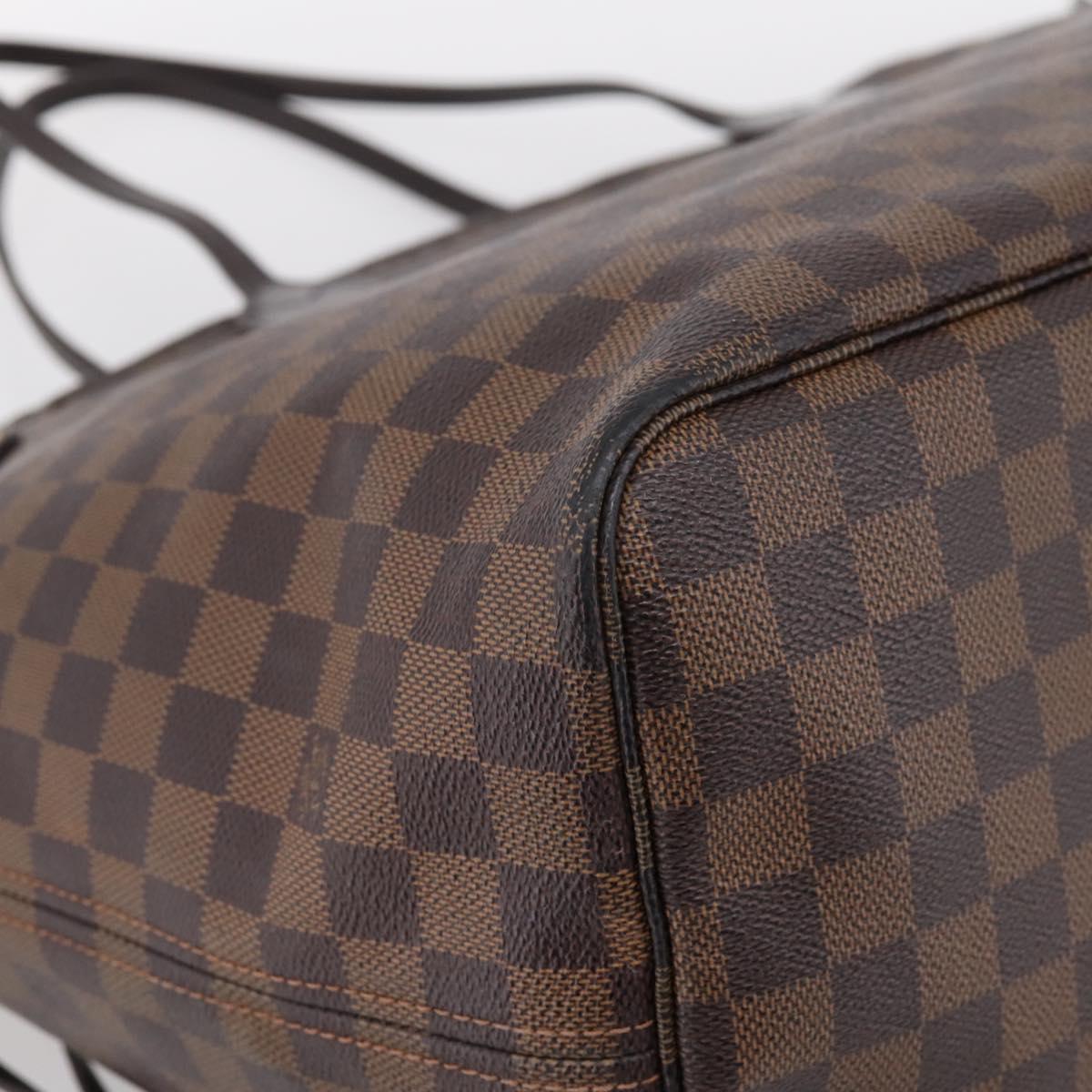 LOUIS VUITTON Damier Ebene Neverfull GM Tote Bag N51106 LV Auth 199470V