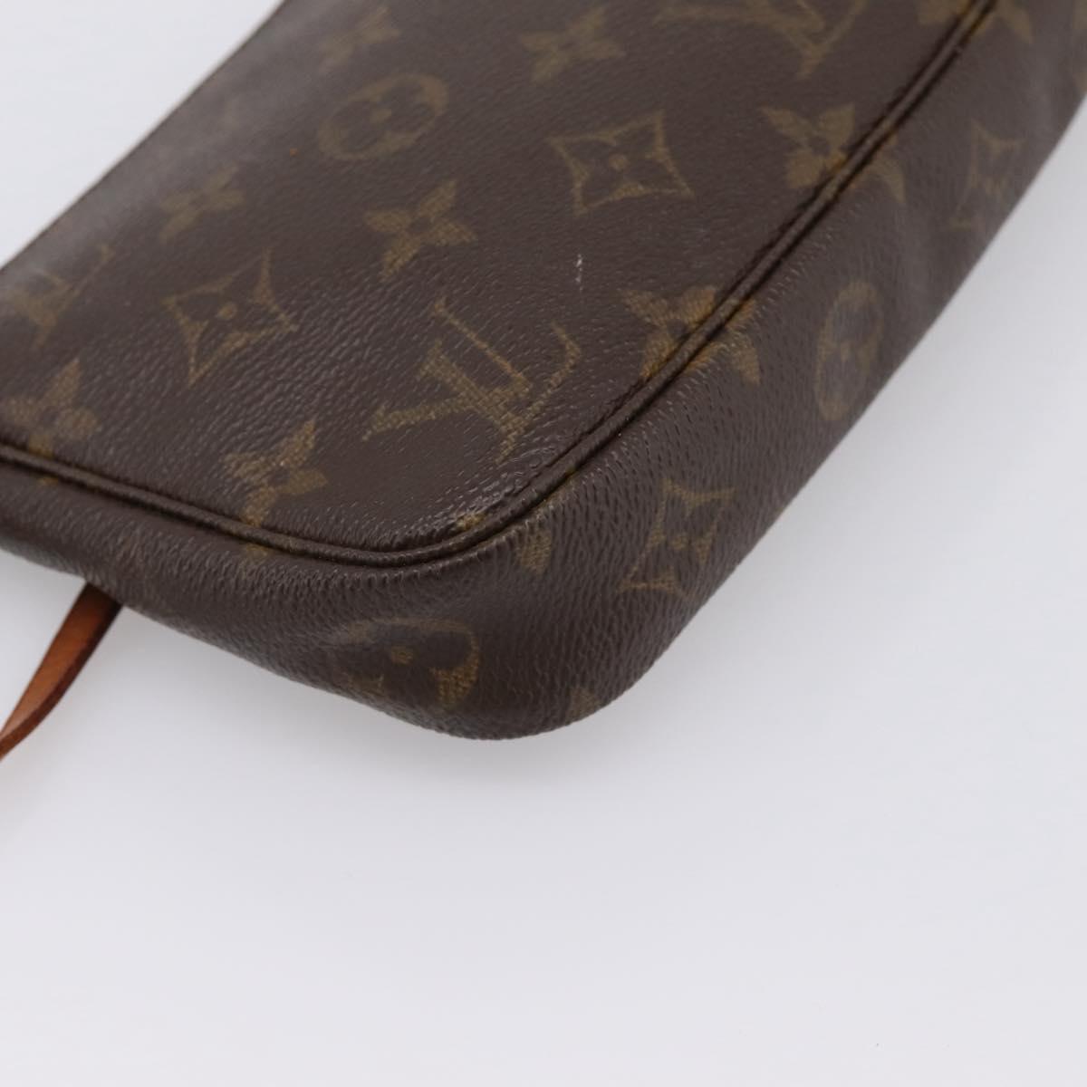 LOUIS VUITTON Monogram Pochette Accessoires Pouch M51980 LV Auth 199472