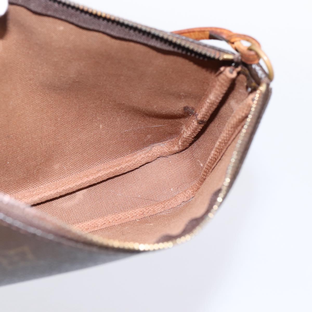LOUIS VUITTON Monogram Pochette Accessoires Pouch M51980 LV Auth 199472