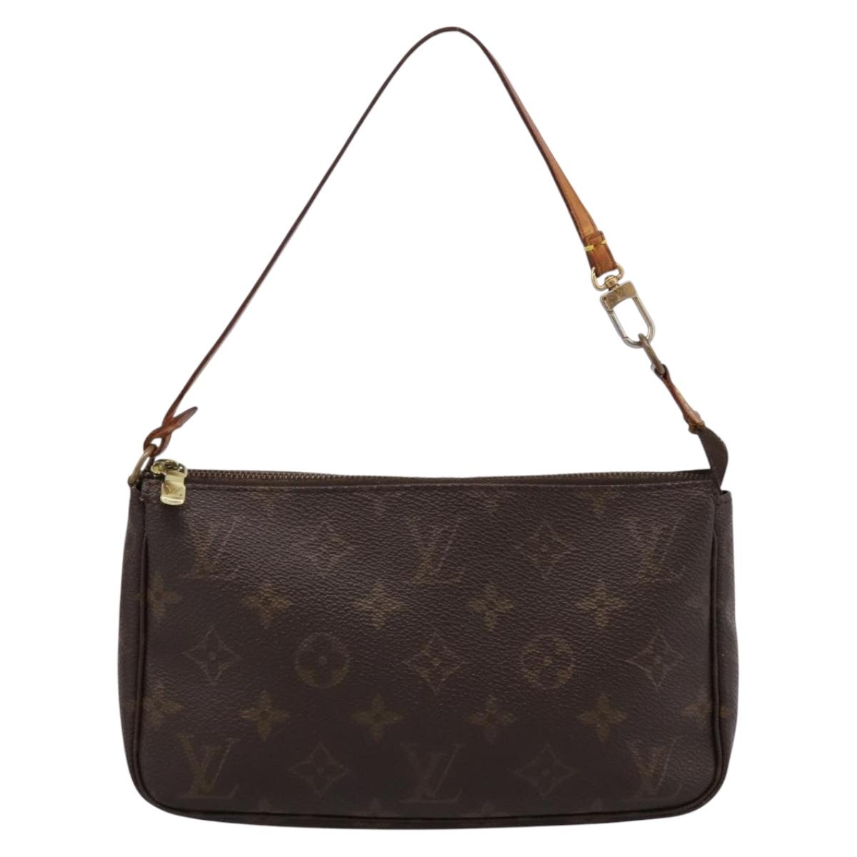 LOUIS VUITTON Monogram Pochette Accessoires Pouch M51980 LV Auth 199472