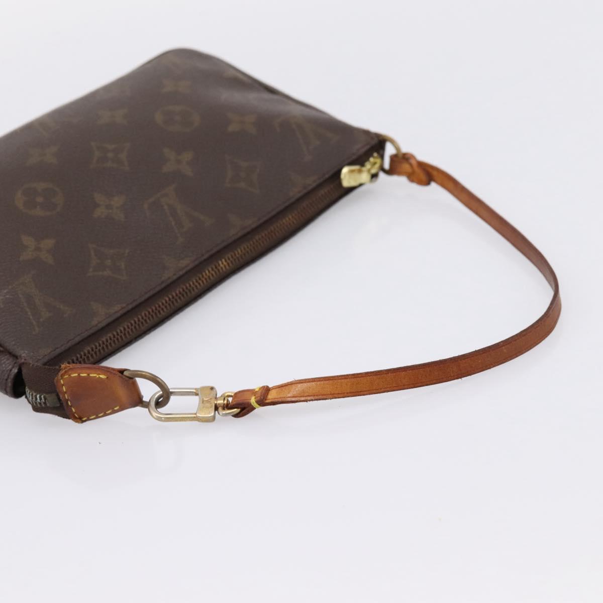 LOUIS VUITTON Monogram Pochette Accessoires Pouch M51980 LV Auth 199472