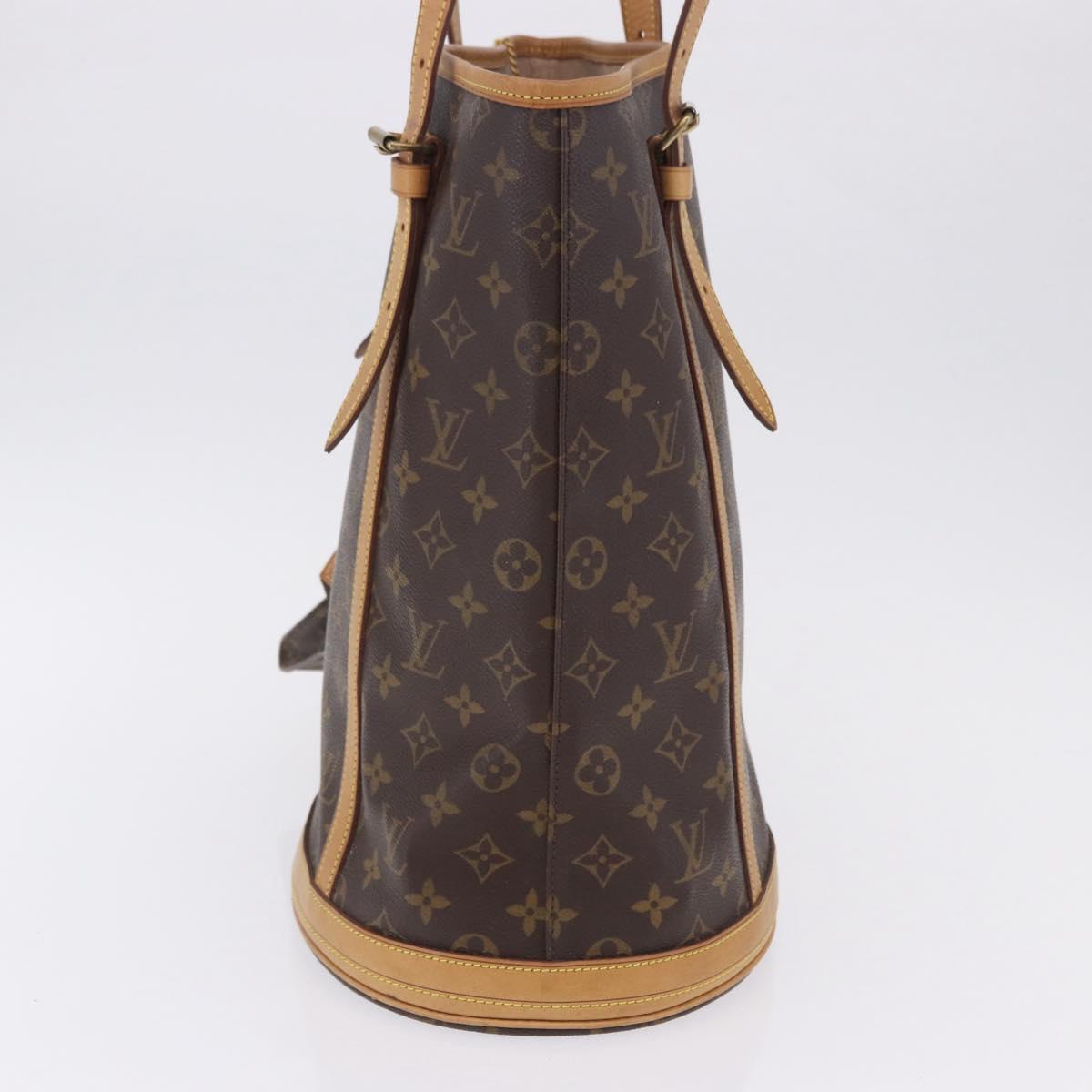 LOUIS VUITTON Monogram Bucket GM Shoulder Bag M42236 LV Auth 199483