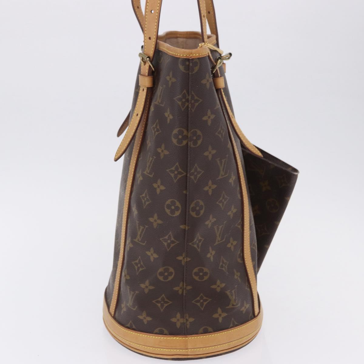 LOUIS VUITTON Monogram Bucket GM Shoulder Bag M42236 LV Auth 199483