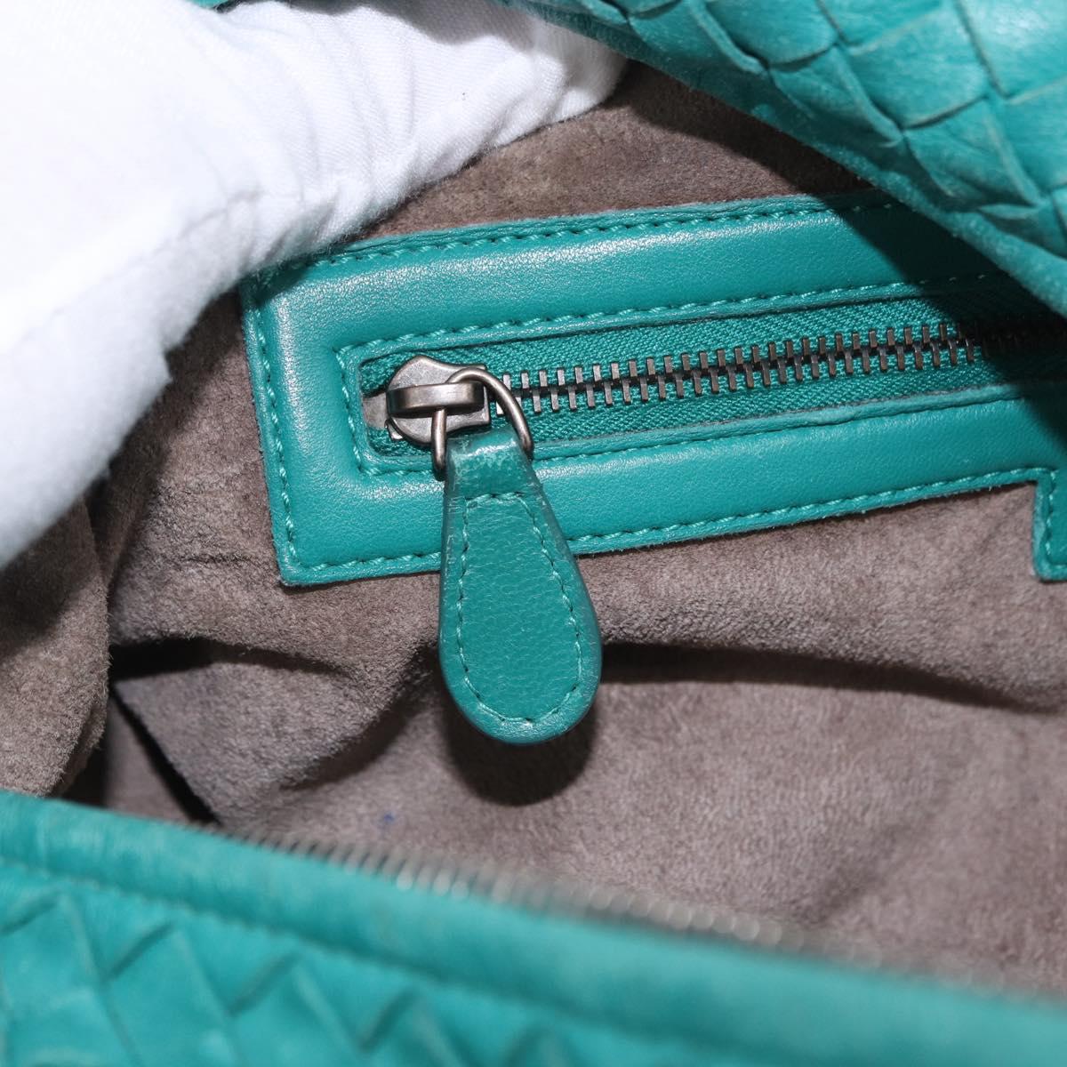 BOTTEGA VENETA INTRECCIATO Hand Bag Leather Green 173398 Auth 199486V