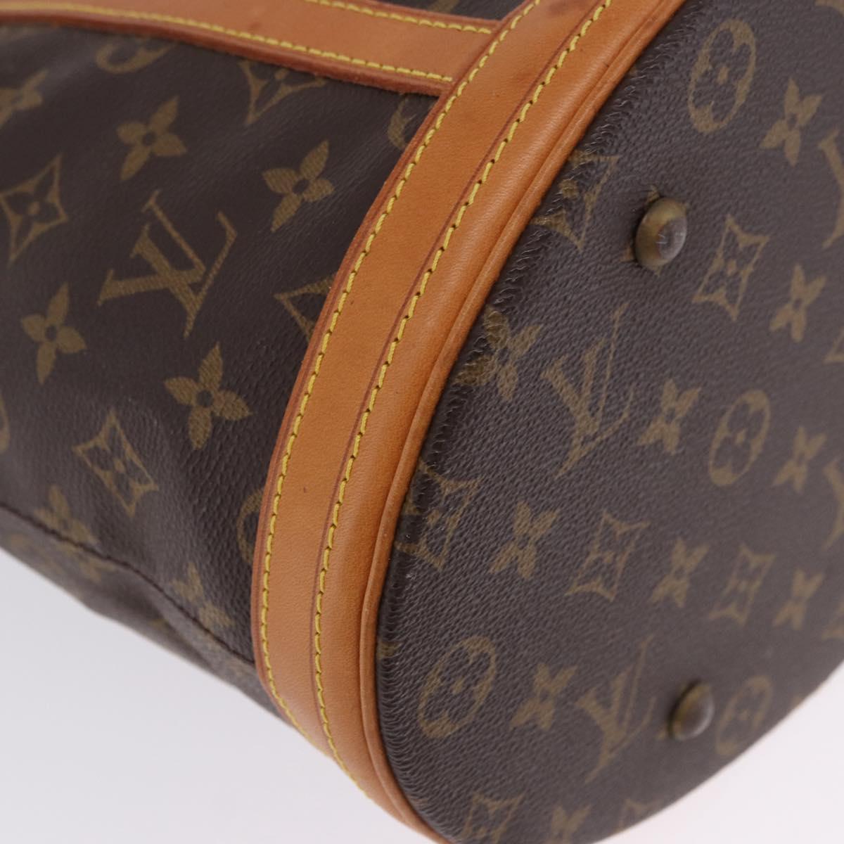 LOUIS VUITTON Monogram Bucket GM Shoulder Bag M42236 LV Auth 199487