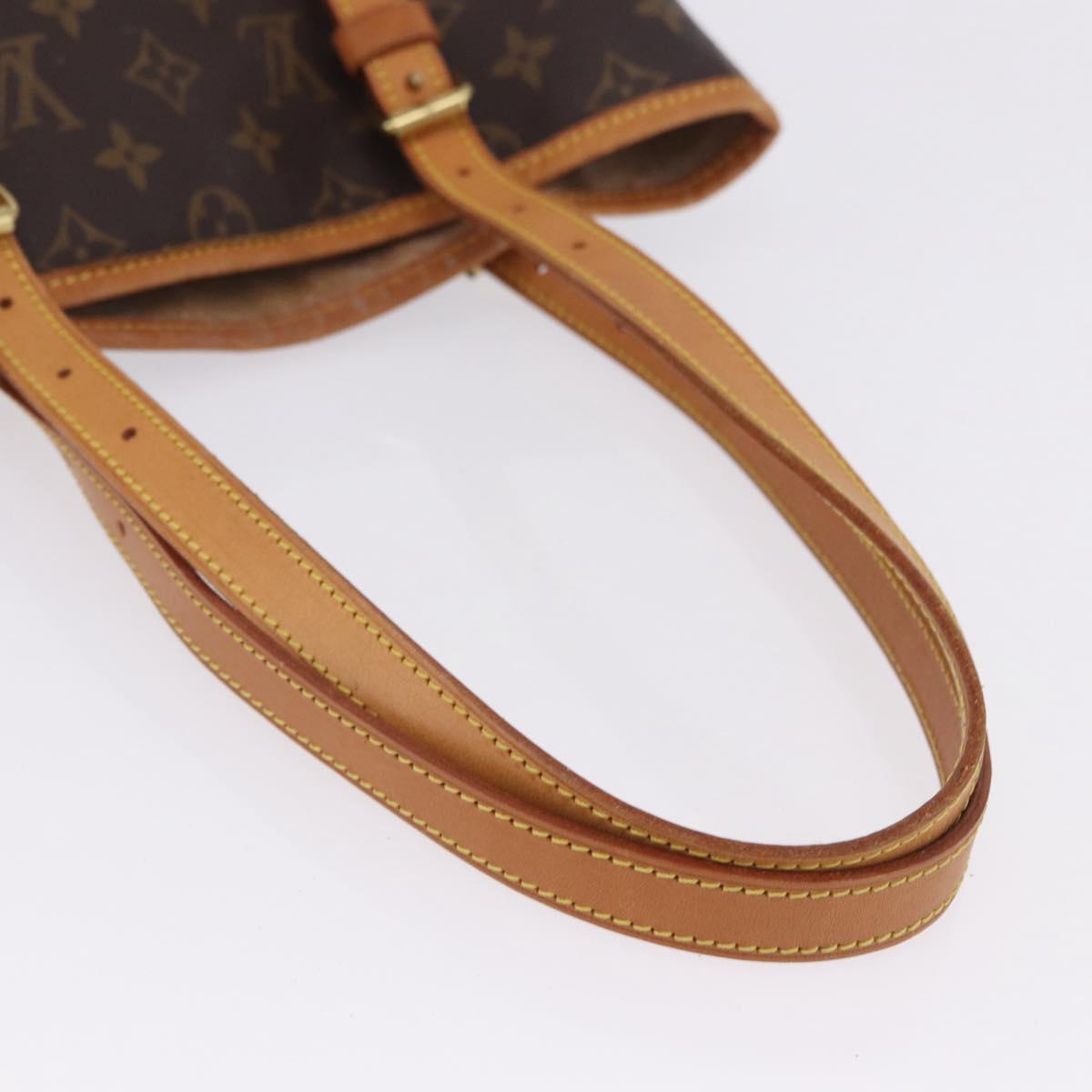 LOUIS VUITTON Monogram Bucket GM Shoulder Bag M42236 LV Auth 199487