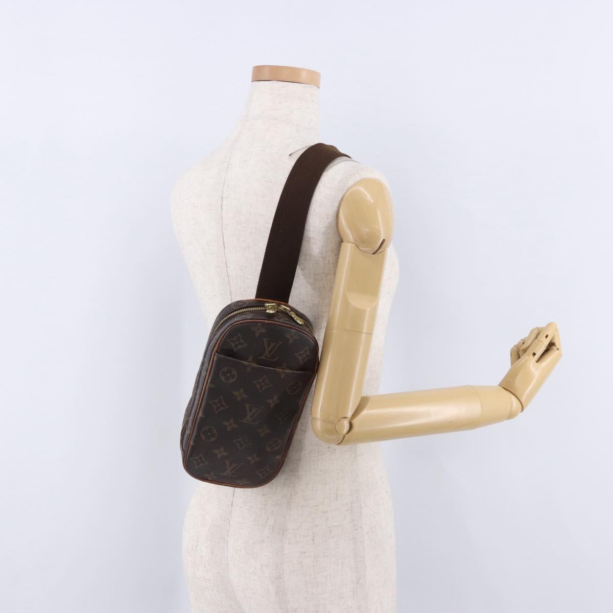 LOUIS VUITTON Monogram Pochette Gange Shoulder Bag M51870 LV Auth 199488