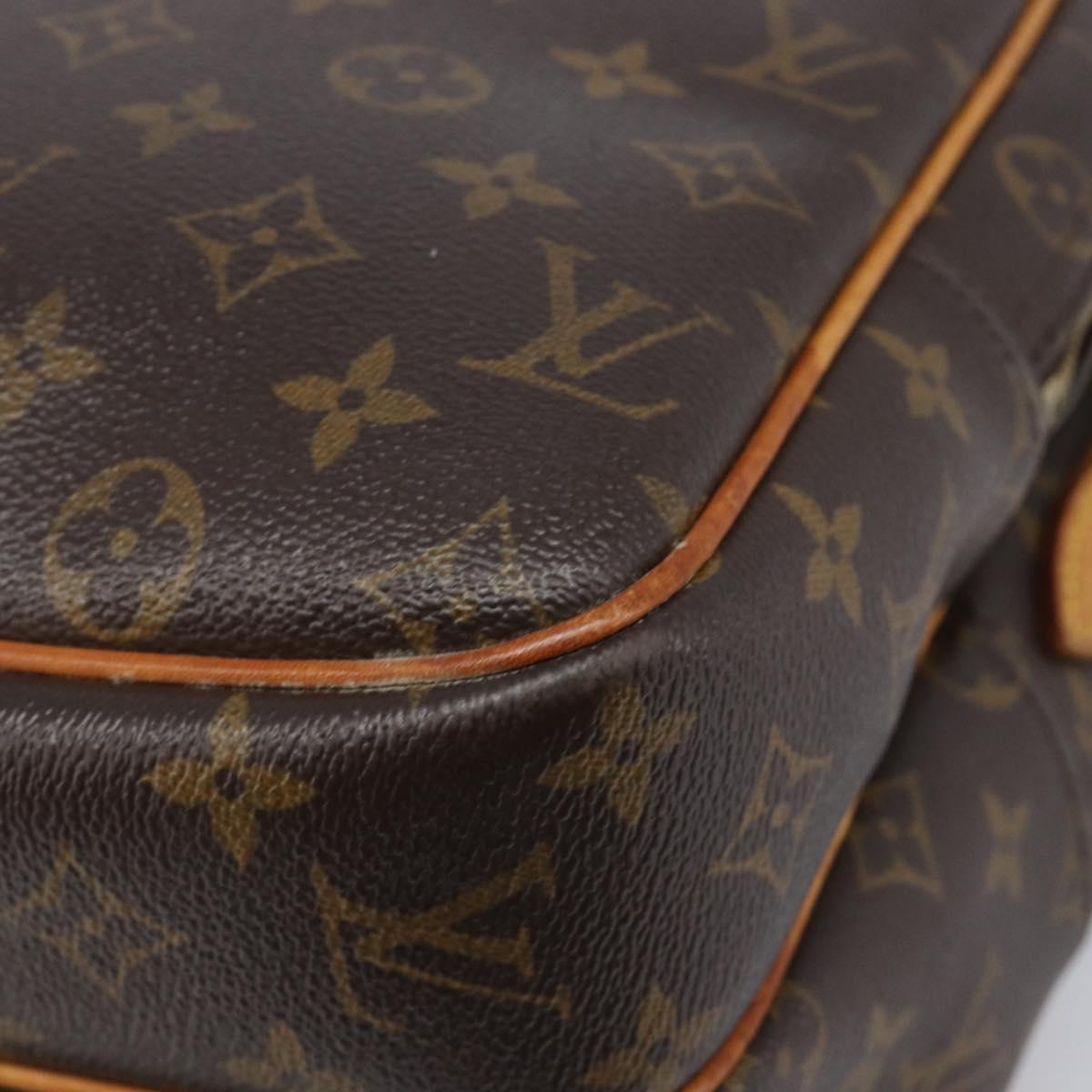 LOUIS VUITTON Monogram Reporter GM Shoulder Bag M45252 LV Auth 199490