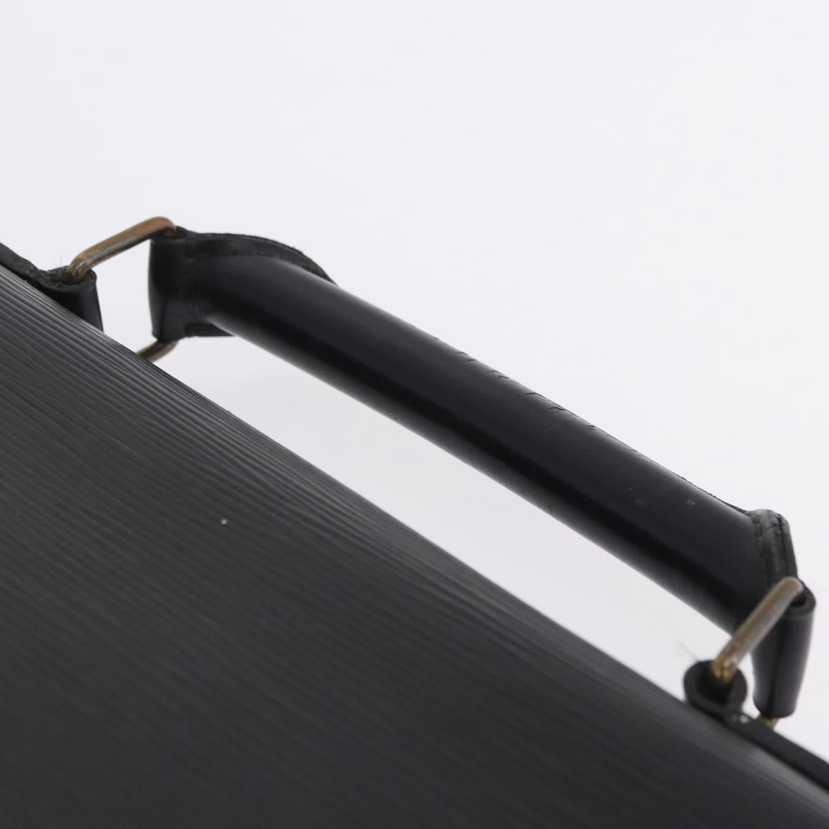 LOUIS VUITTON Epi Serviette Conseiller Briefcase Black M54422 LV Auth 199491