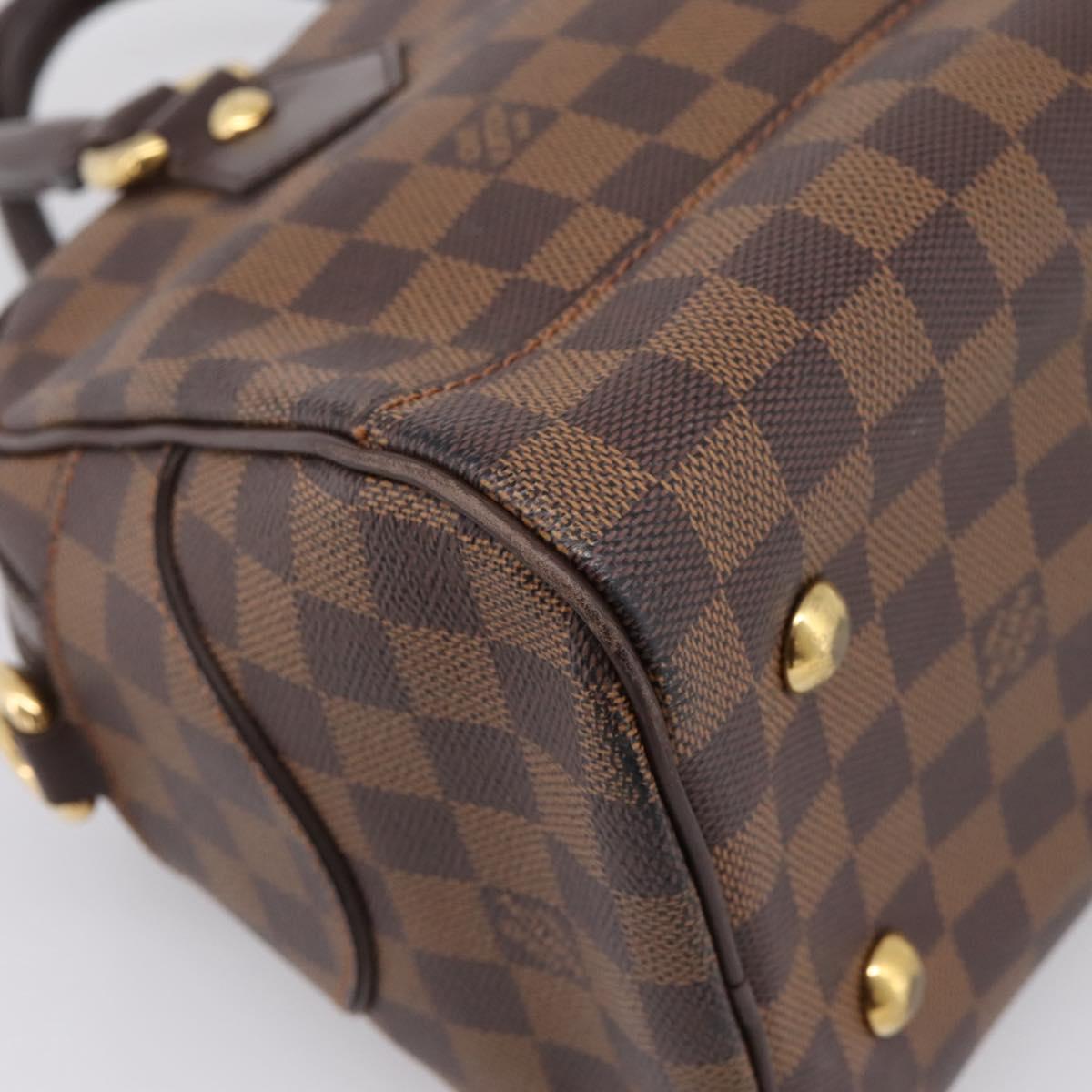 LOUIS VUITTON Damier Ebene Duomo Hand Bag N60008 LV Auth 199501A