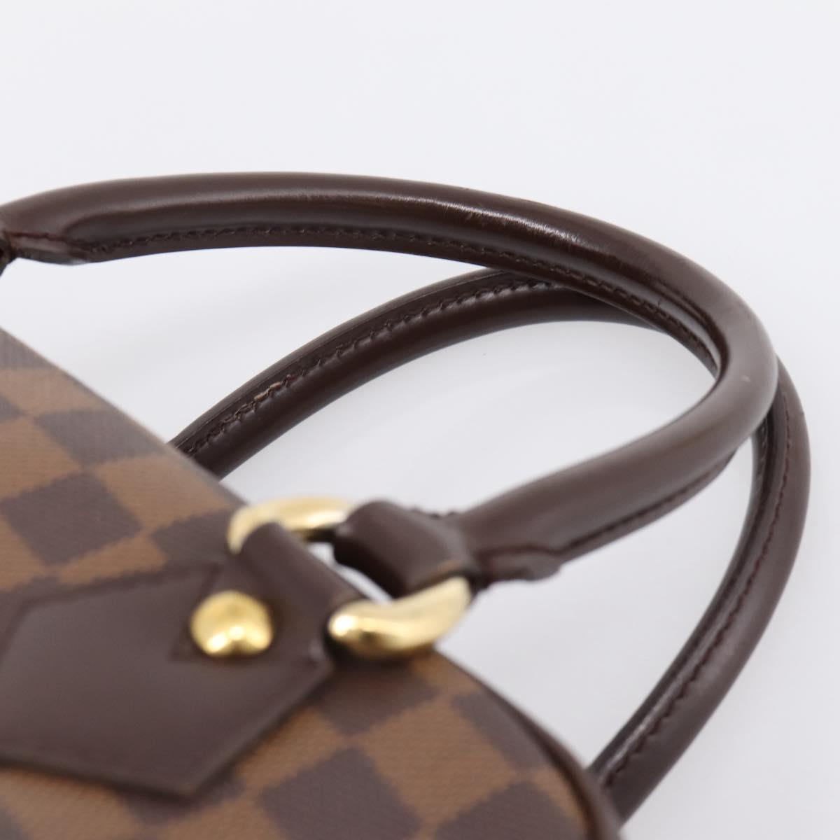 LOUIS VUITTON Damier Ebene Duomo Hand Bag N60008 LV Auth 199501A