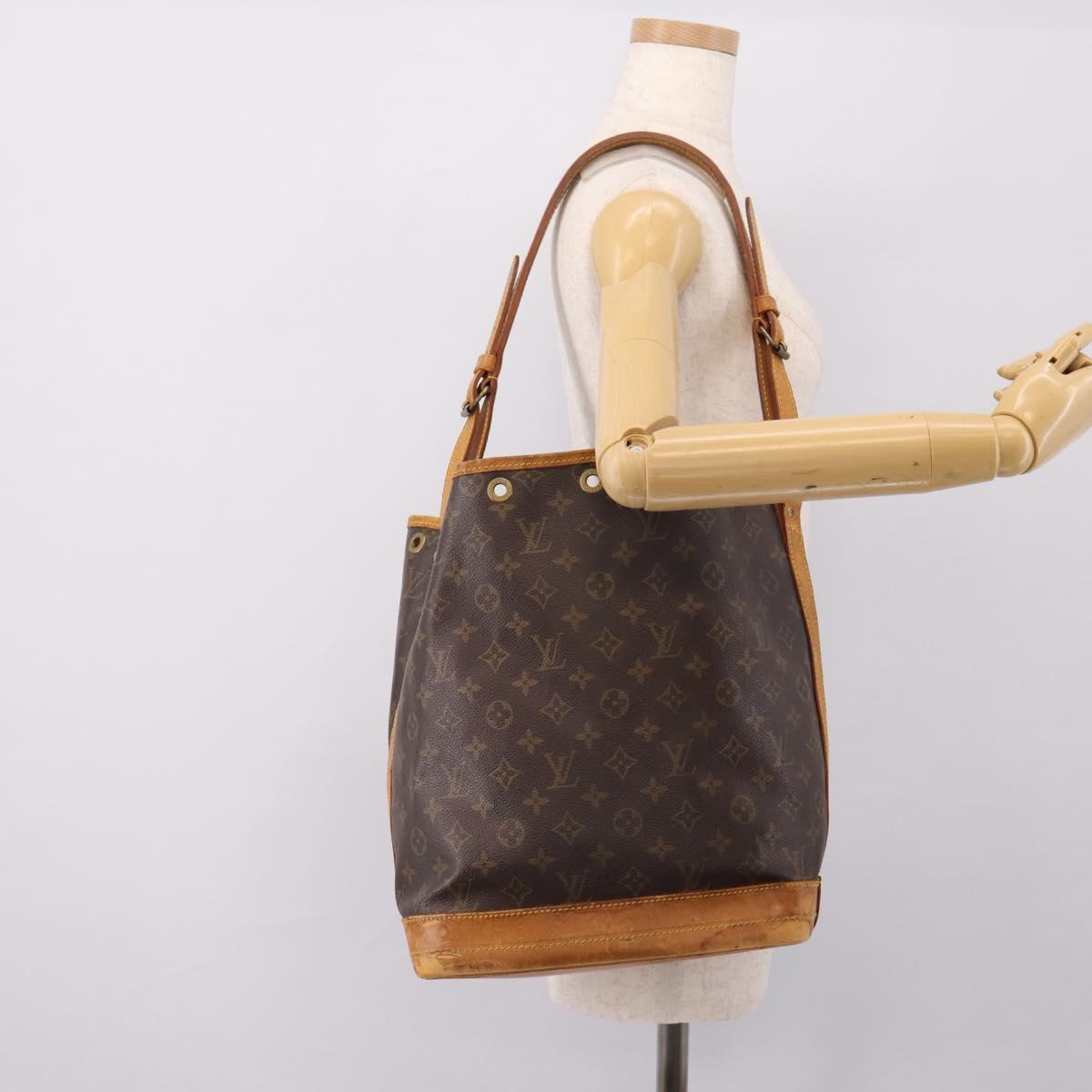 LOUIS VUITTON Monogram Noe Shoulder Bag M42224 LV Auth 199512