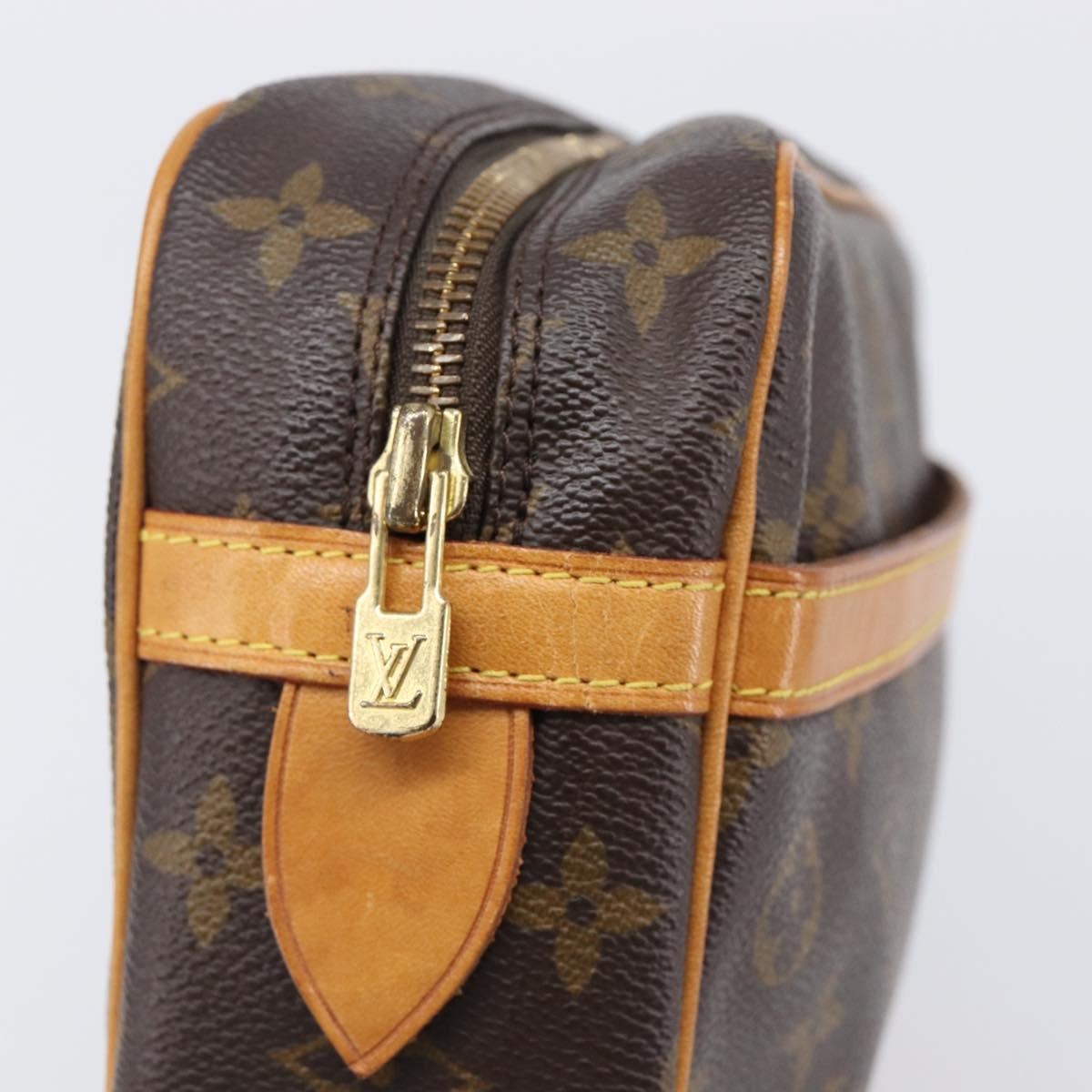 LOUIS VUITTON Monogram Compiegne 28 Clutch Bag M51845 LV Auth 199515A