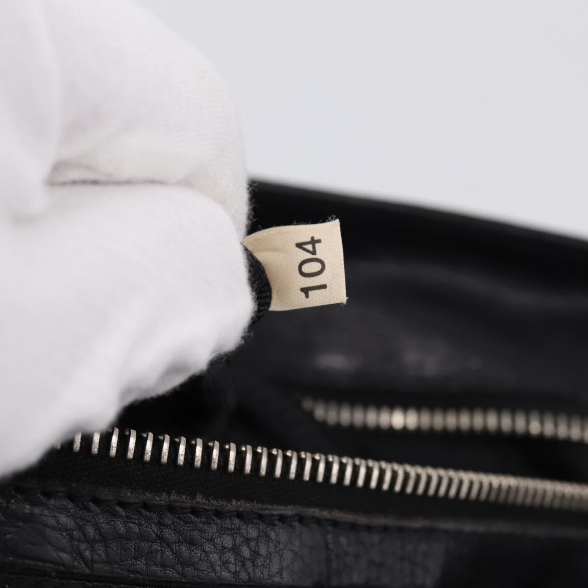 PRADA Shoulder Bag Nylon Black Silver Auth 199517V