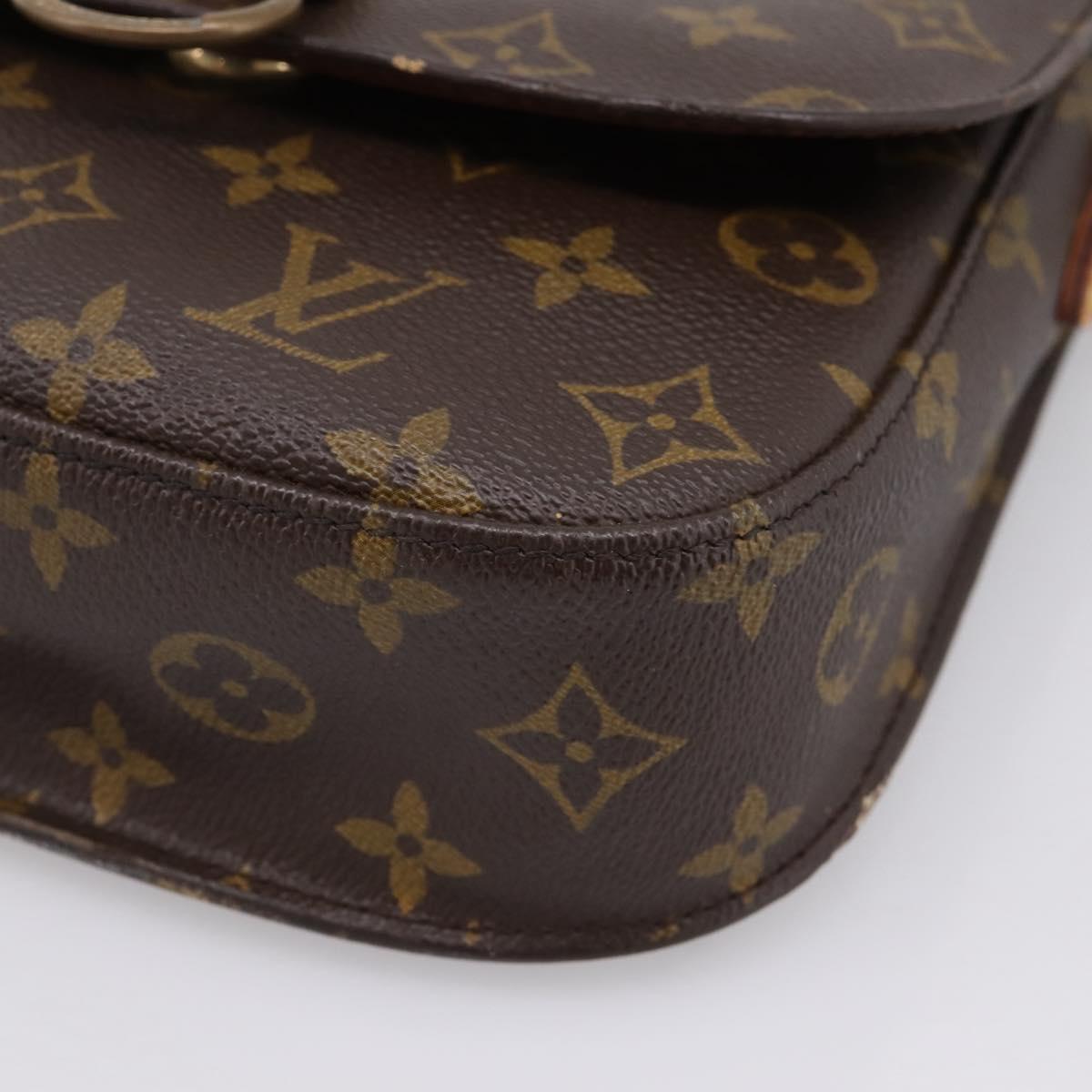 LOUIS VUITTON Monogram Saint Cloud MM Shoulder Bag M51243 LV Auth 199536