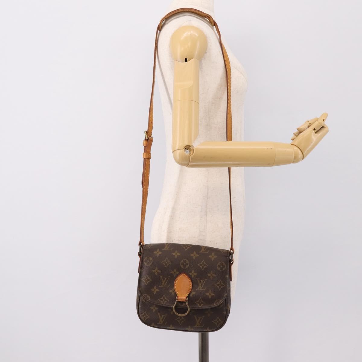 LOUIS VUITTON Monogram Saint Cloud MM Shoulder Bag M51243 LV Auth 199536
