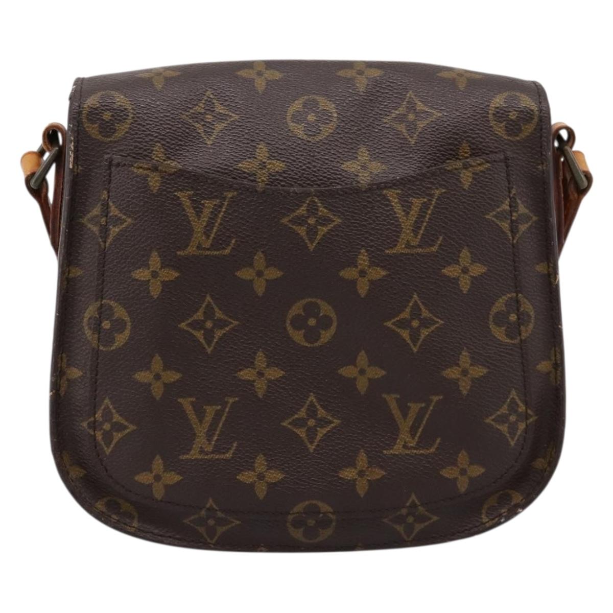LOUIS VUITTON Monogram Saint Cloud MM Shoulder Bag M51243 LV Auth 199536