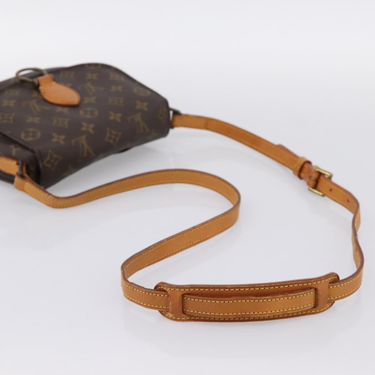 LOUIS VUITTON Monogram Saint Cloud MM Shoulder Bag M51243 LV Auth 199536