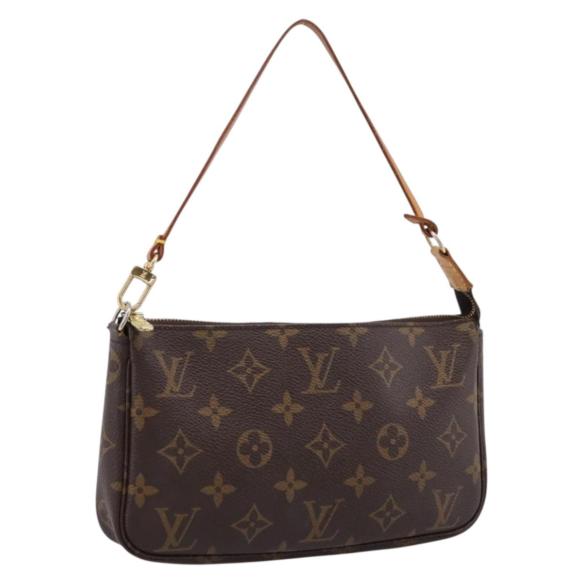 LOUIS VUITTON Monogram Pochette Accessoires Pouch M51980 LV Auth 199541A