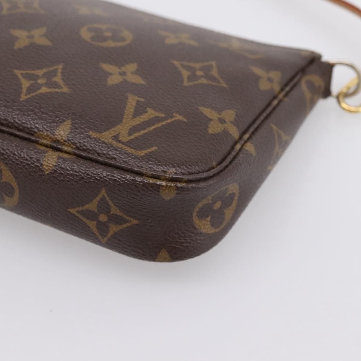 LOUIS VUITTON Monogram Pochette Accessoires Pouch M51980 LV Auth 199541A