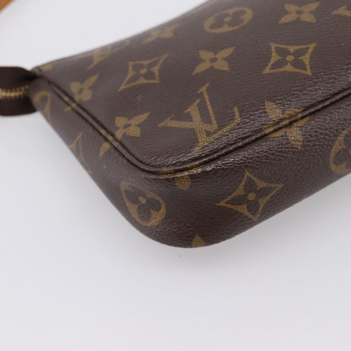 LOUIS VUITTON Monogram Pochette Accessoires Pouch M51980 LV Auth 199541A