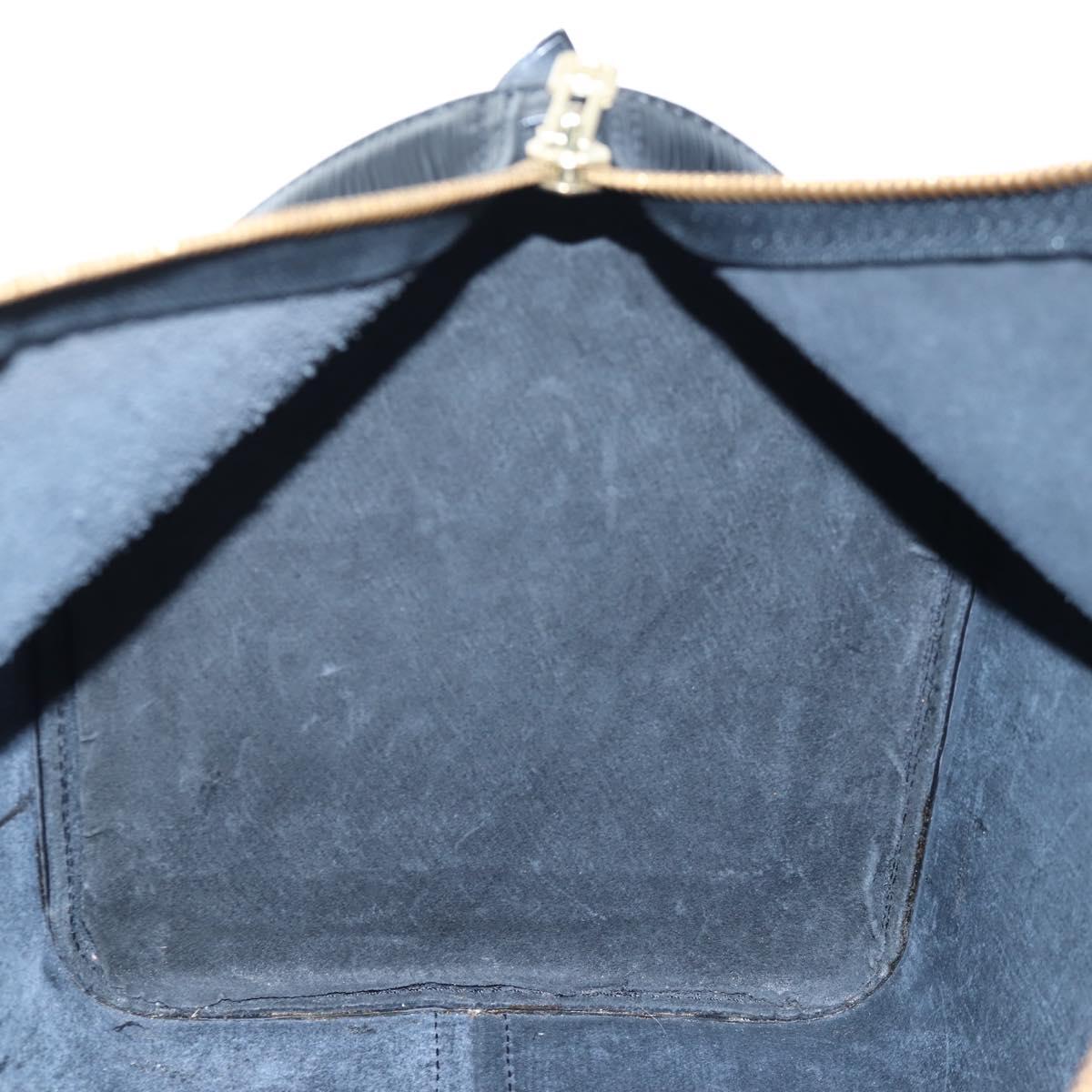 LOUIS VUITTON Epi Keepall 45 Boston Bag Black M42972 LV Auth 199574V