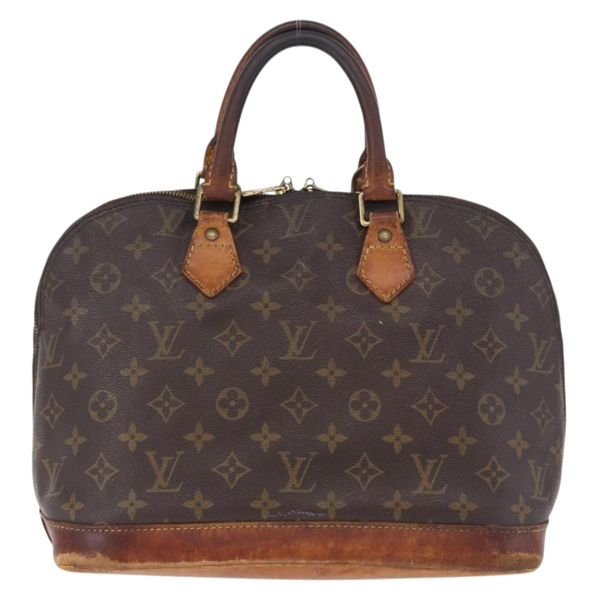 LOUIS VUITTON Monogram Alma Hand Bag M51130 LV Auth 199584