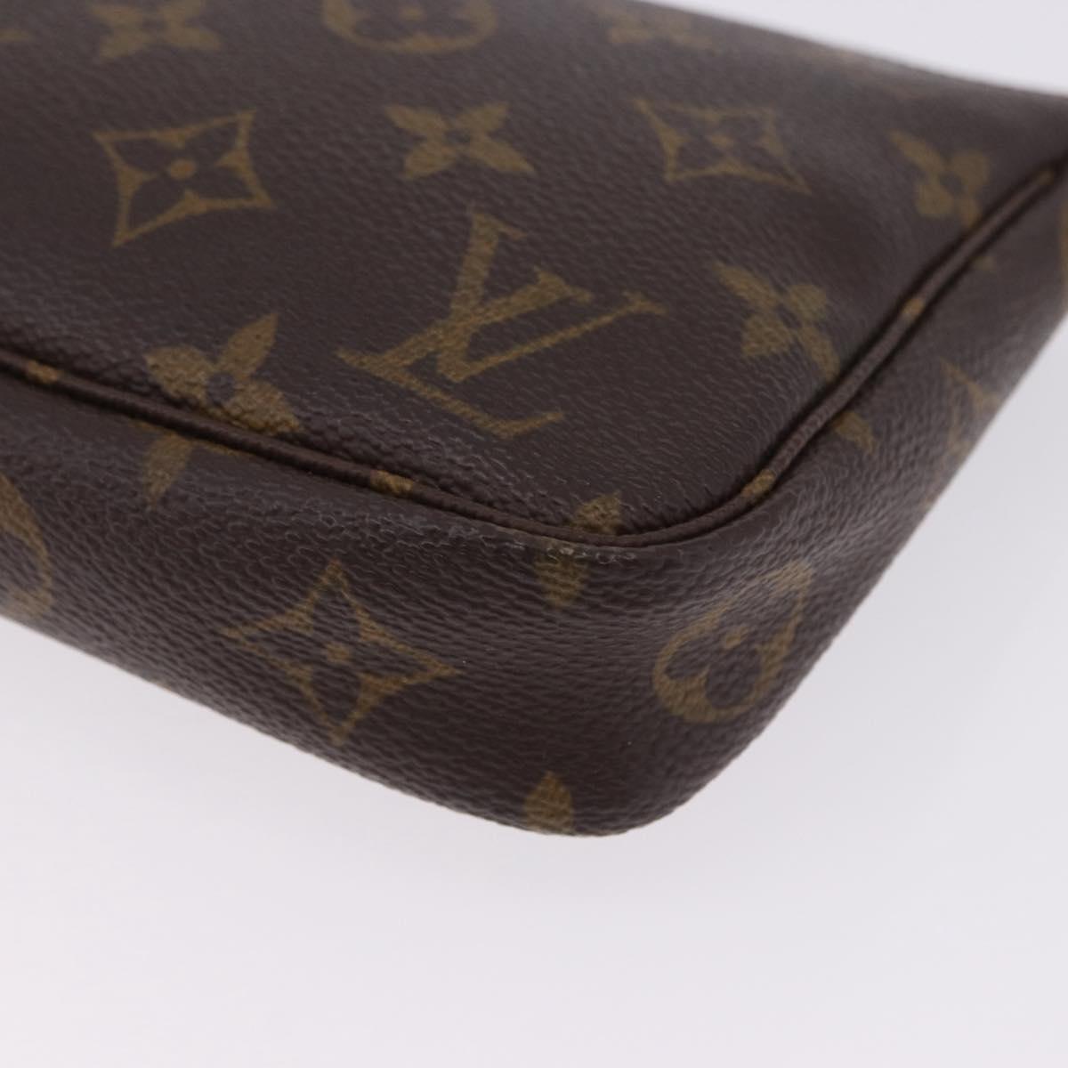 LOUIS VUITTON Monogram Pochette Accessoires Pouch M51980 LV Auth 199614V