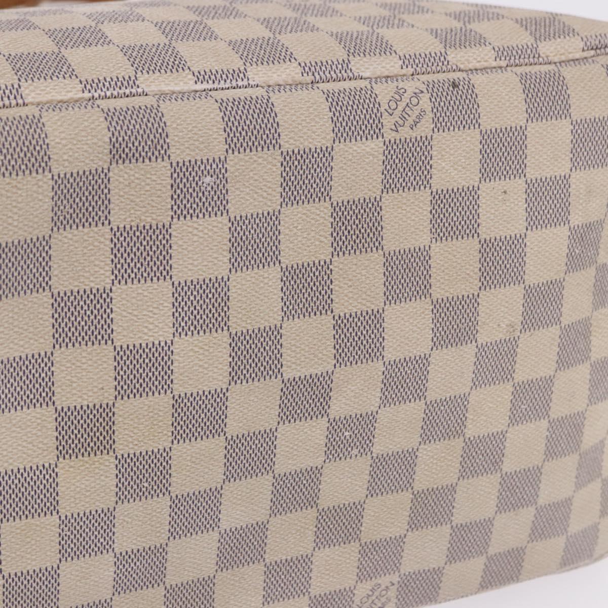 LOUIS VUITTON Damier Azur Neverfull GM Tote Bag N41360 LV Auth 199621