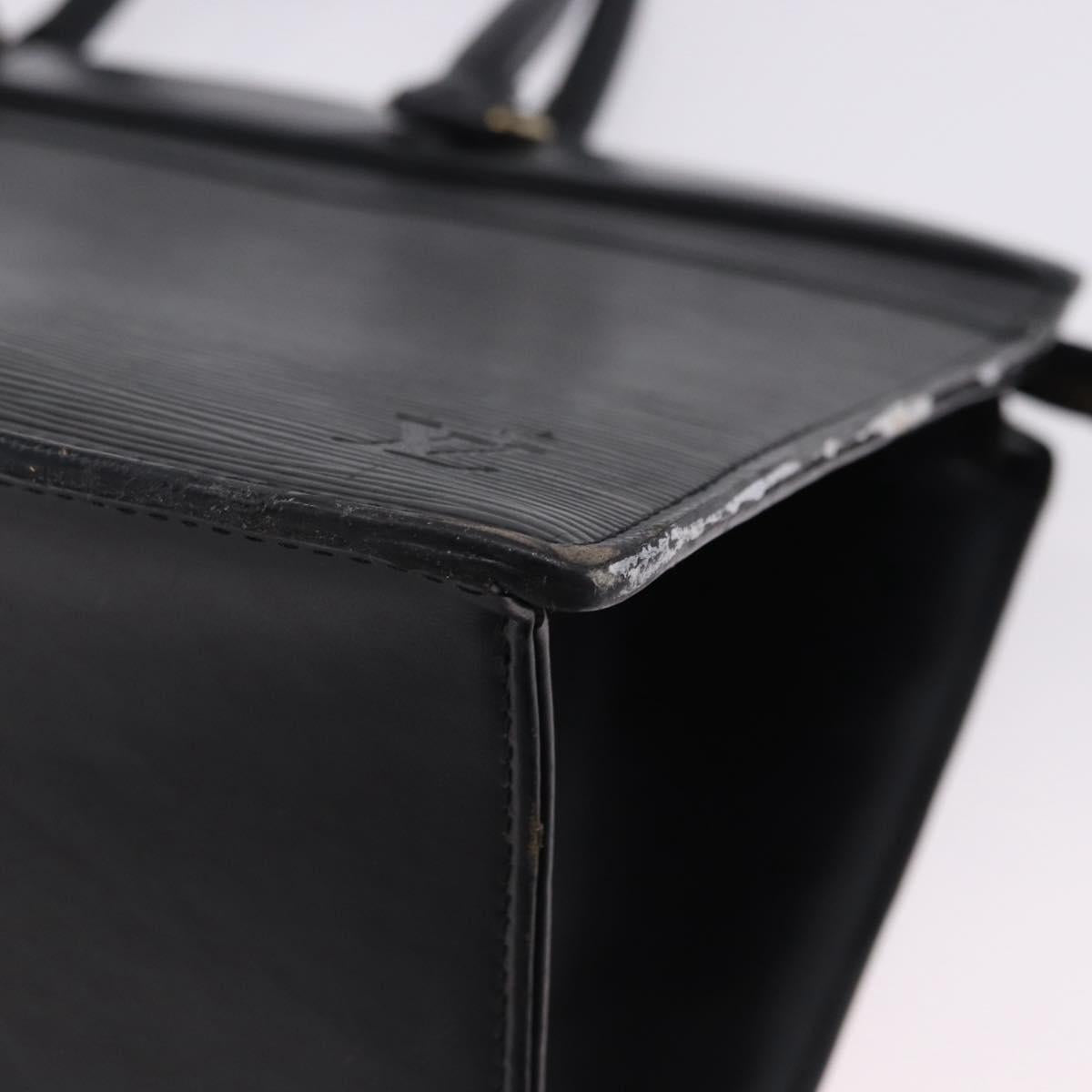 LOUIS VUITTON Epi Riviera Hand Bag Black M48182 LV Auth 199665