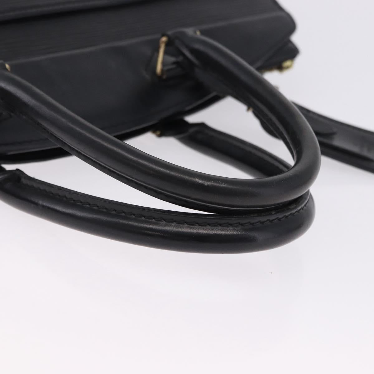 LOUIS VUITTON Epi Riviera Hand Bag Black M48182 LV Auth 199665