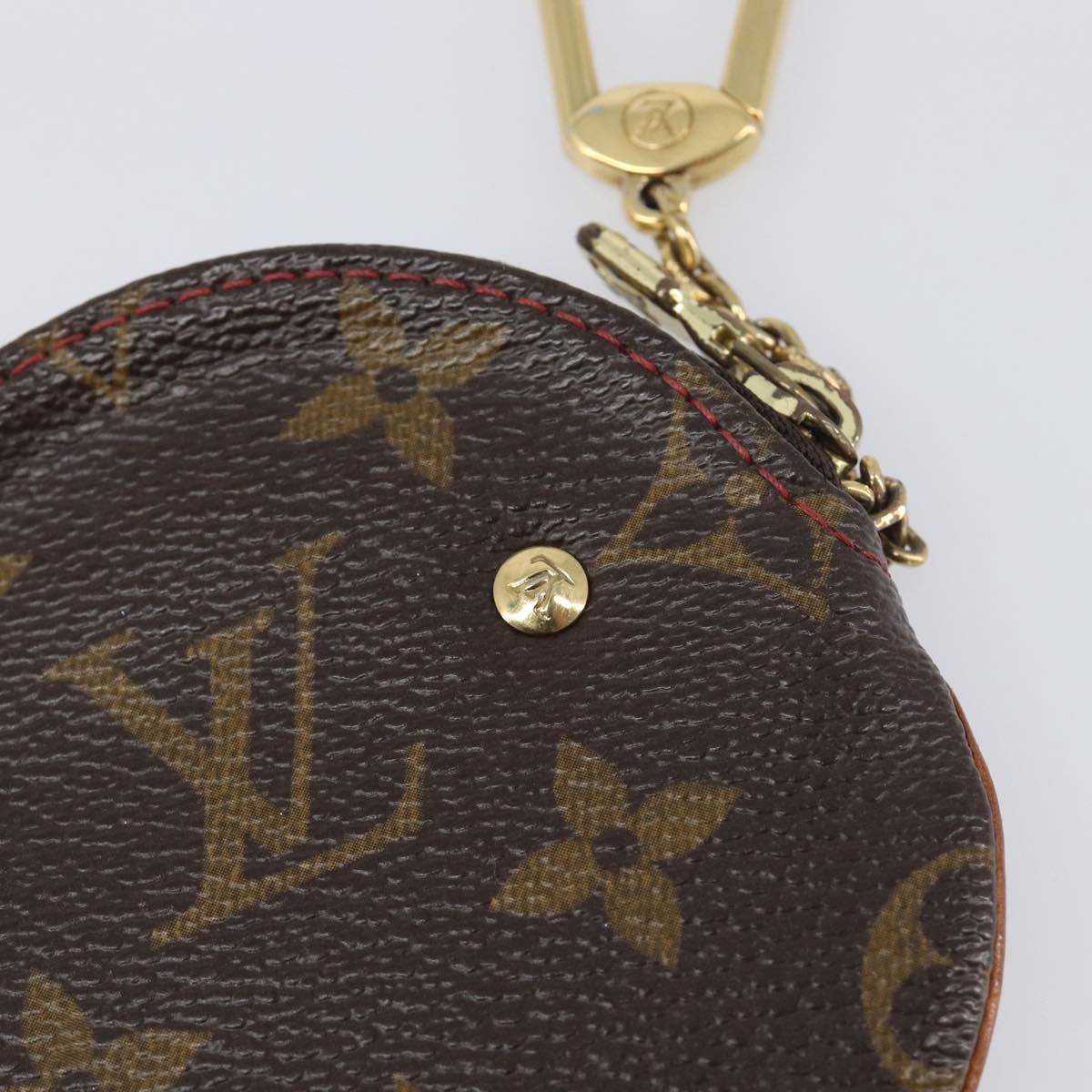 LOUIS VUITTON Monogram Cherry Porte Monnaie Ron Coin Purse M95043 Auth 199691V
