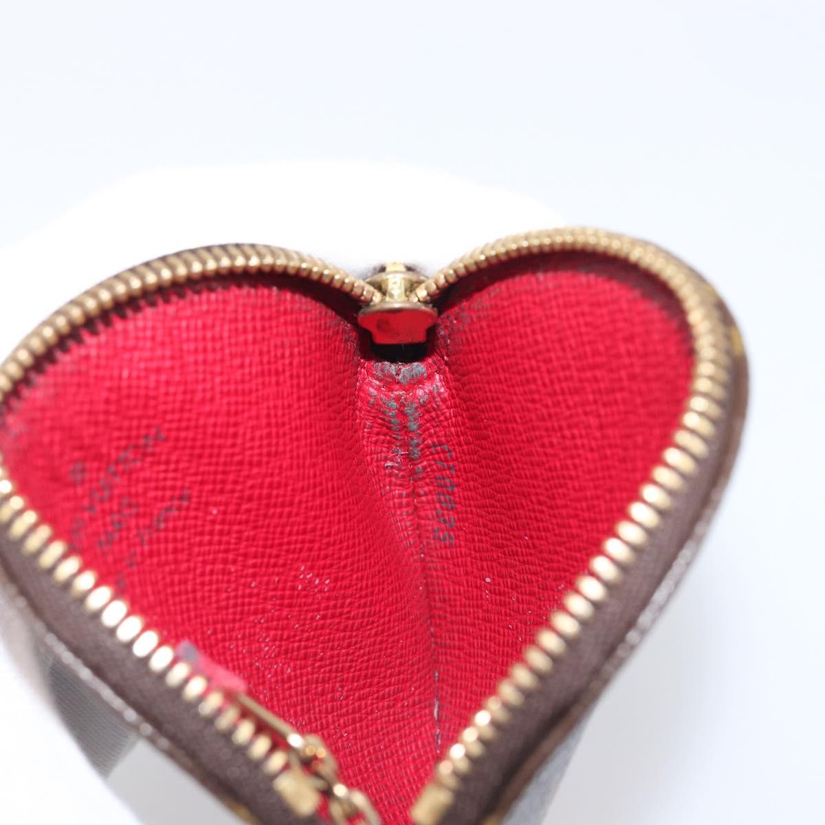 LOUIS VUITTON Monogram Cherry Porte Monnaie Ron Coin Purse M95043 Auth 199691V