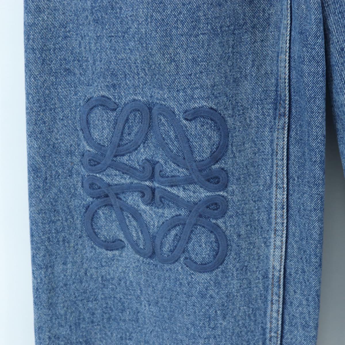LOEWE Anagram Jeans Pants Denim 32 Blue Auth 199699M