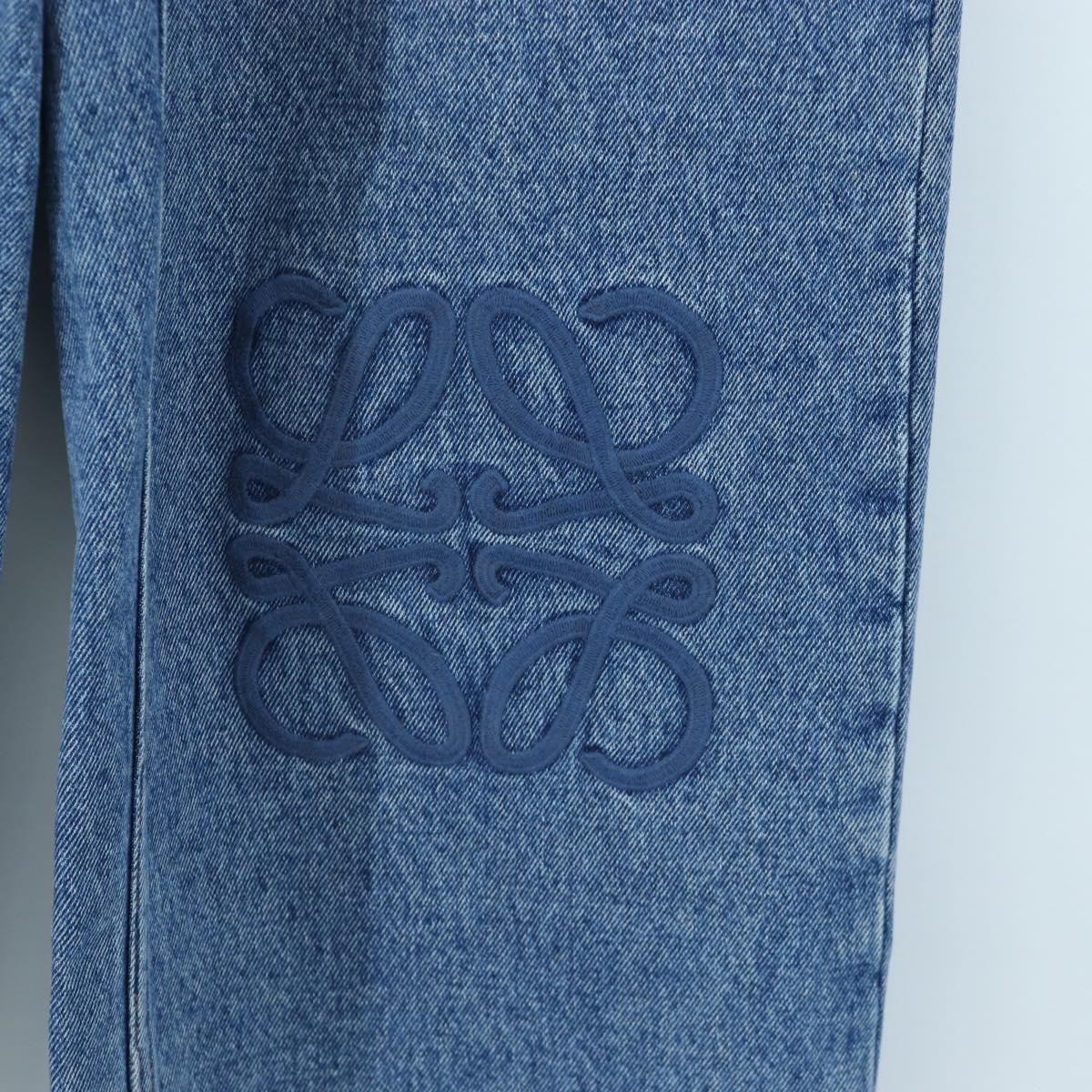 LOEWE Anagram Jeans Pants Denim 32 Blue Auth 199699M