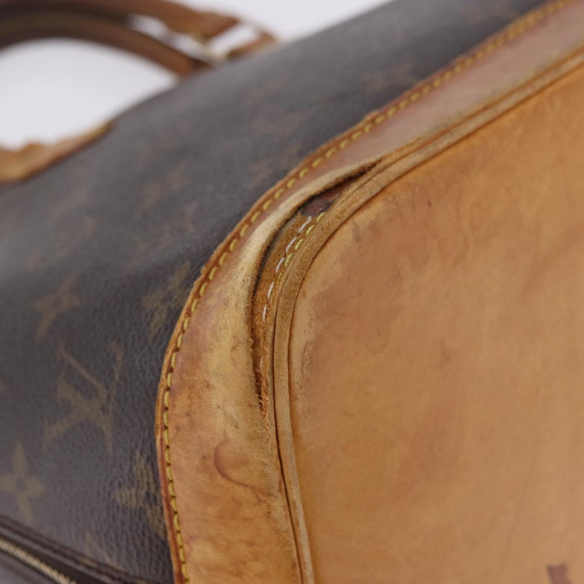 LOUIS VUITTON Monogram Alma Hand Bag M51130 LV Auth 199781