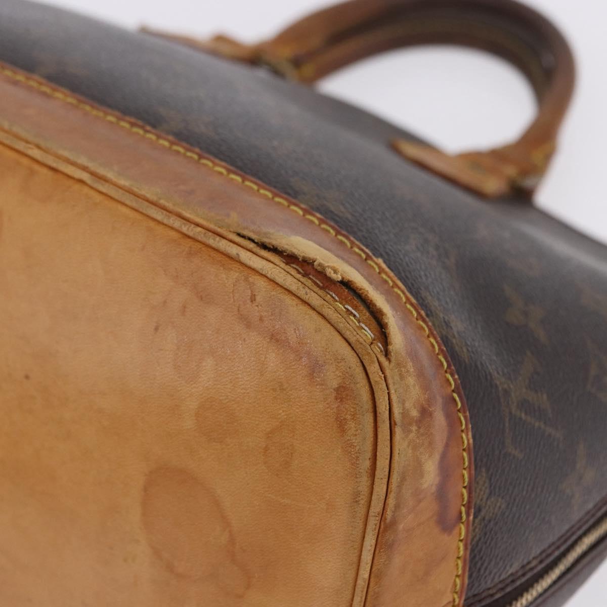 LOUIS VUITTON Monogram Alma Hand Bag M51130 LV Auth 199781