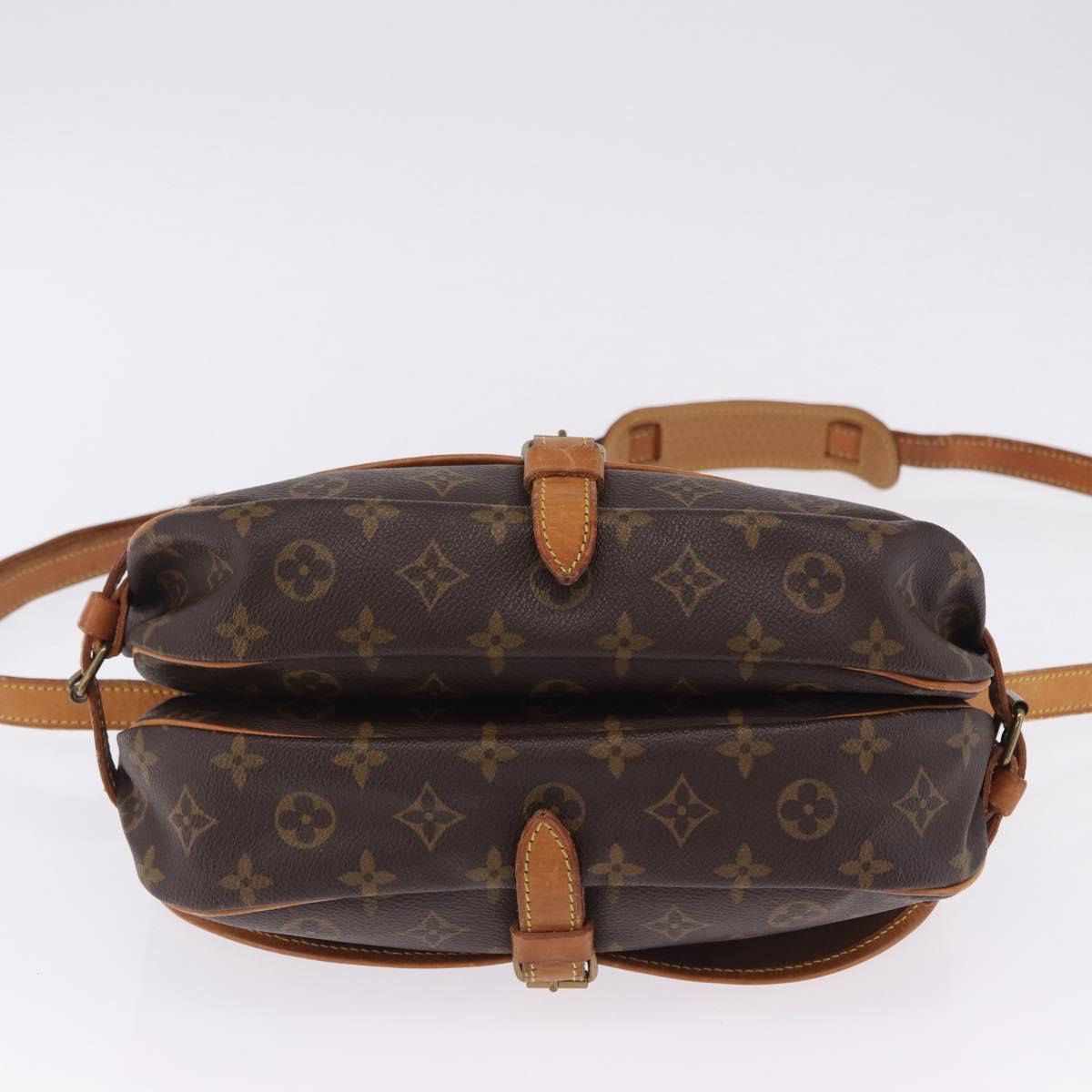 LOUIS VUITTON Monogram Saumur 30 Shoulder Bag M42256 LV Auth 199805A