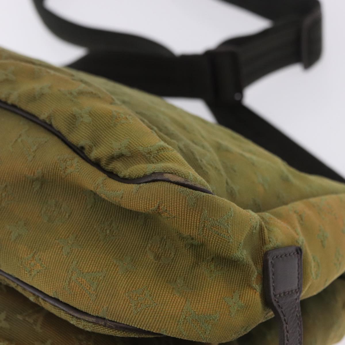 LOUIS VUITTON Monogram Mini Sac Maman Bag TST Khaki M42351 LV Auth 199817