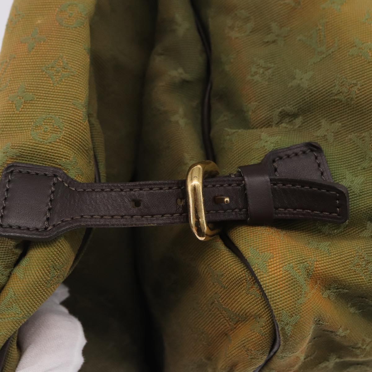 LOUIS VUITTON Monogram Mini Sac Maman Bag TST Khaki M42351 LV Auth 199817