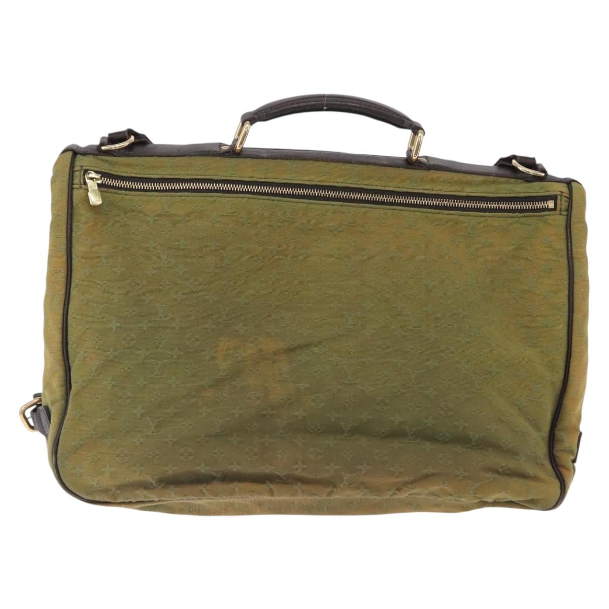 LOUIS VUITTON Monogram Mini Sac Maman Bag TST Khaki M42351 LV Auth 199817