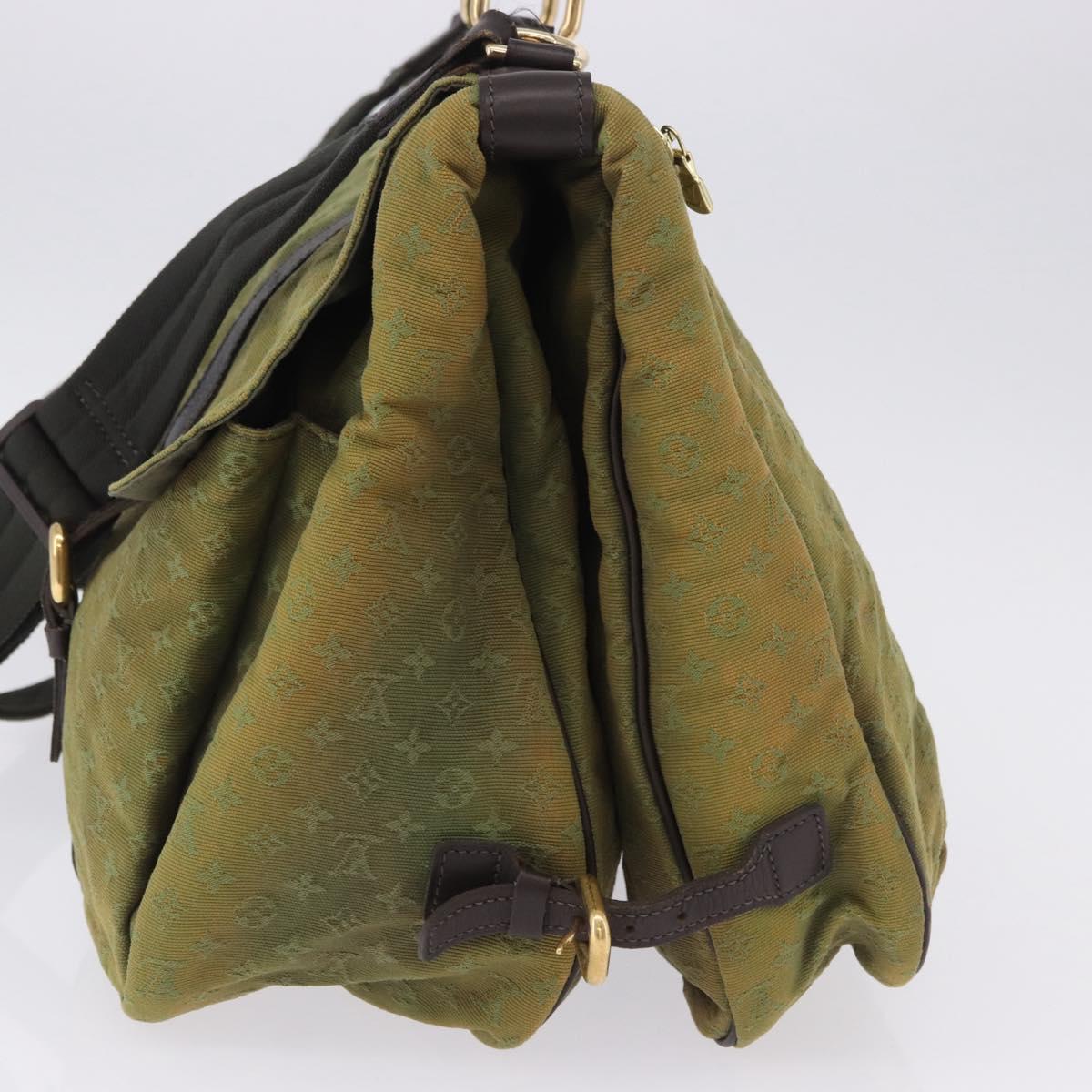 LOUIS VUITTON Monogram Mini Sac Maman Bag TST Khaki M42351 LV Auth 199817