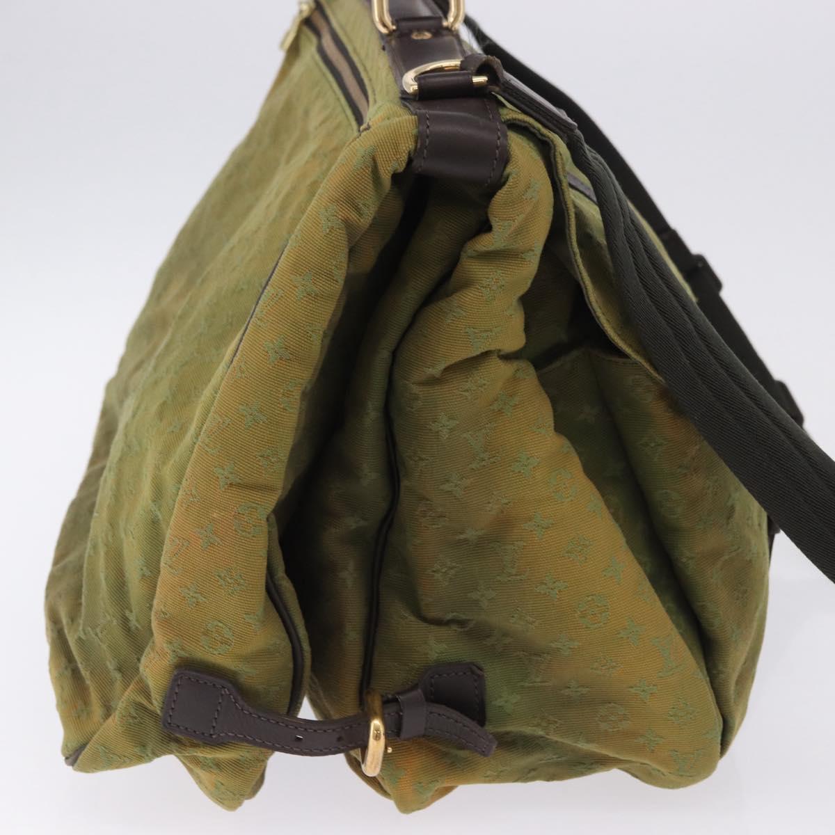 LOUIS VUITTON Monogram Mini Sac Maman Bag TST Khaki M42351 LV Auth 199817