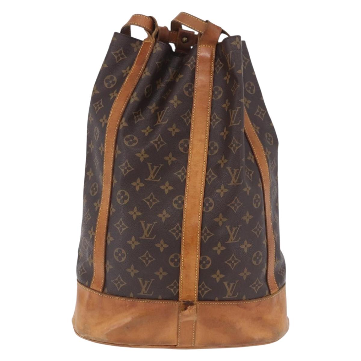LOUIS VUITTON Monogram Randonnee GM Shoulder Bag M42244 LV Auth 199818