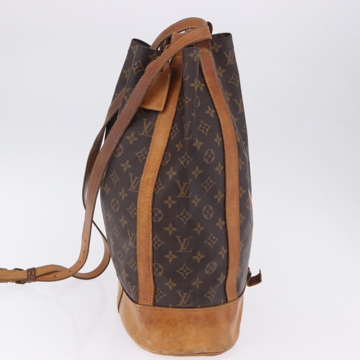 LOUIS VUITTON Monogram Randonnee GM Shoulder Bag M42244 LV Auth 199818