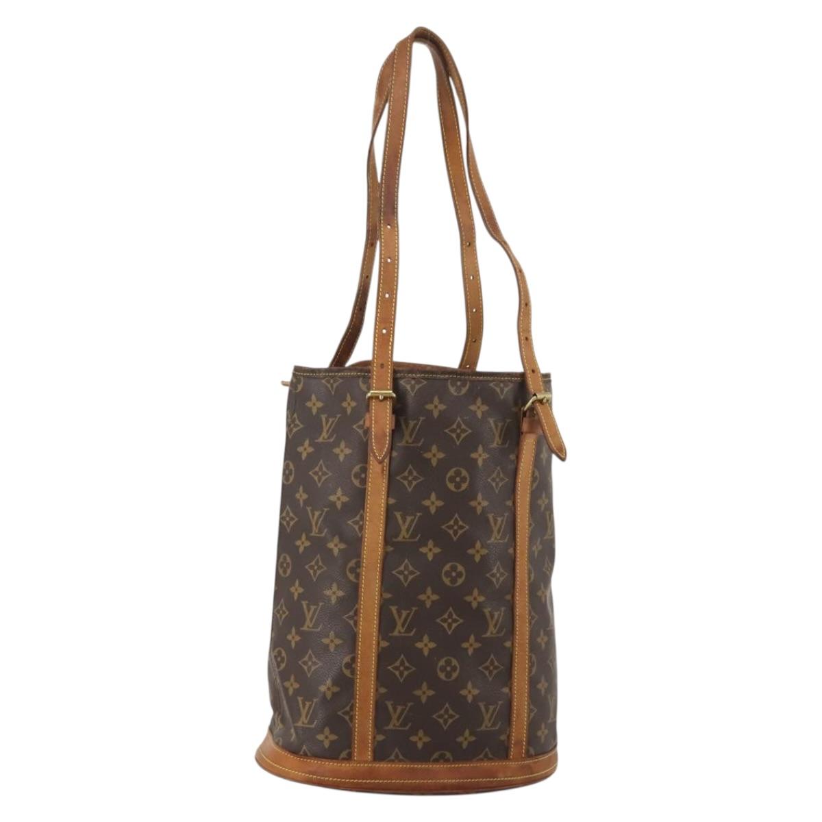LOUIS VUITTON Monogram Bucket GM Shoulder Bag M42236 LV Auth 199819