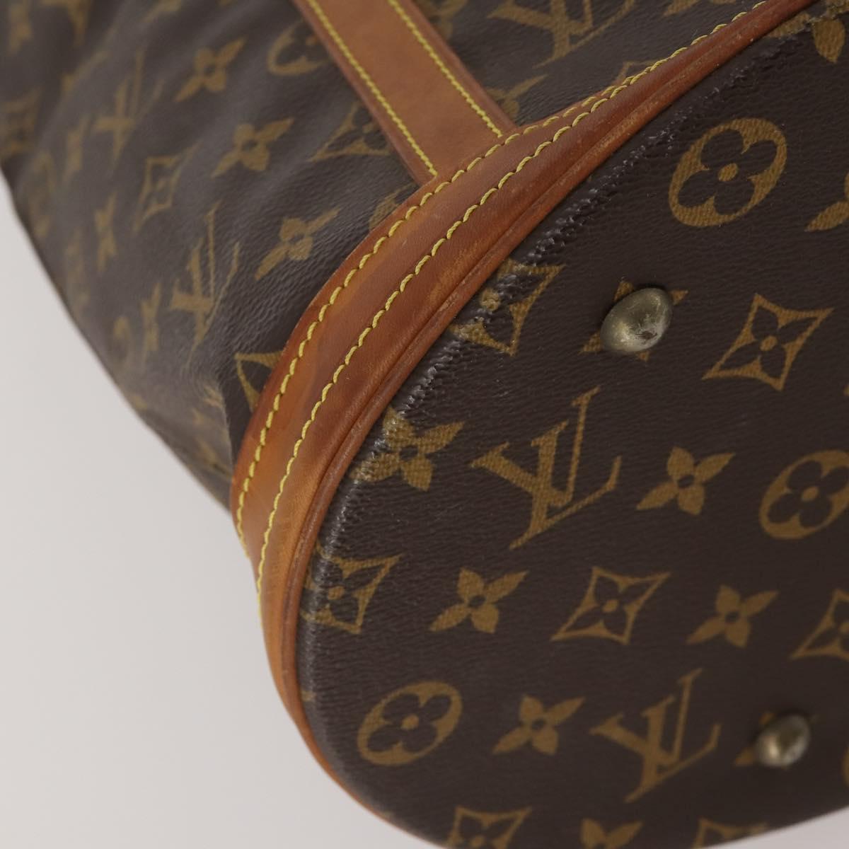 LOUIS VUITTON Monogram Bucket GM Shoulder Bag M42236 LV Auth 199819